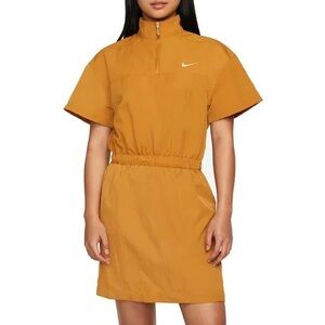 Nike‎ Swooshwear Nylon Desert Ochre/Orange Dress Sz. M NWT